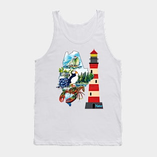 The State Of Maine Tank Top